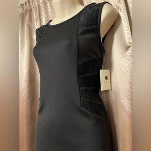 Black Dress with Lace Detail